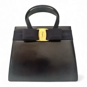 Salvatore Ferragamo Vara Ribbon Leather Tote
Pre loved